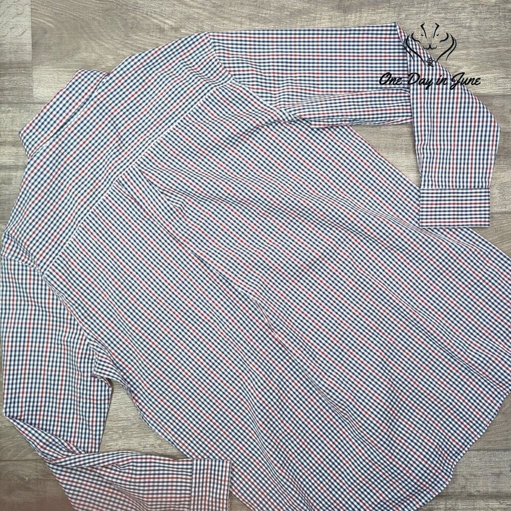 Chaps Big & Tall Long Sleeve Button Down Short Size LT - Picture 5 of 5